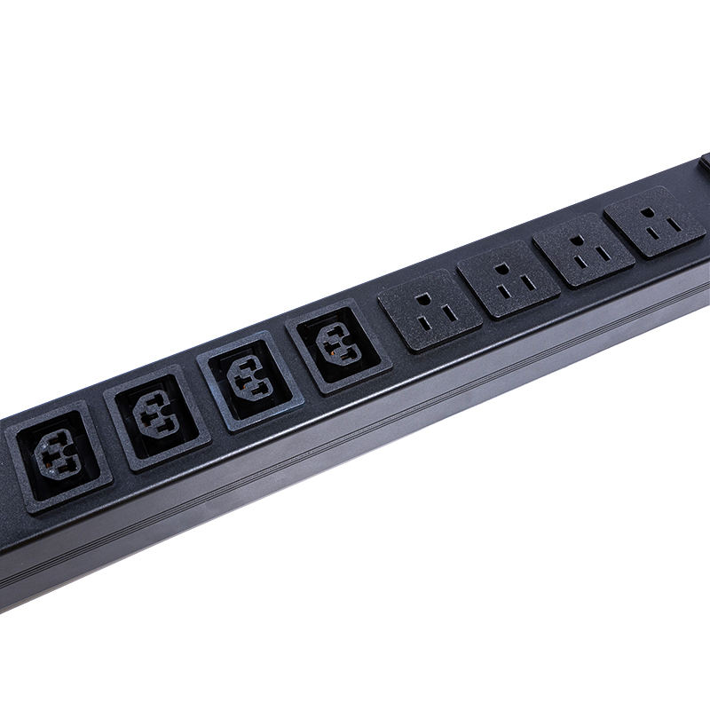 16 Outlet IEC C13 C19 & Soket AS 1,5U Pemutus Sirkuit Magnetik Cair Rak Pintar TCP/IP Vertikal PDU