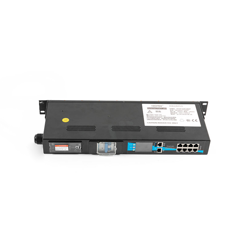 8-Outlet Pemutus Sensor TCP/IP Horisontal eco Smart Rack Pdu 1U