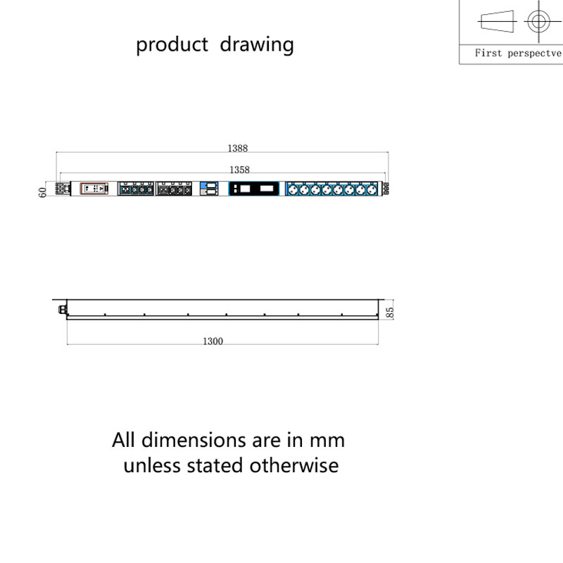 Sirkuit Magnetik Hidraulik 16-Outlet Sensor TCP/IP Vertikal eco Smart Rack Pdu