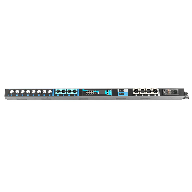 16-Outlet C13 C19 US Vertikal TCP/IP Sensor Breaker eco Smart Rack Pdu