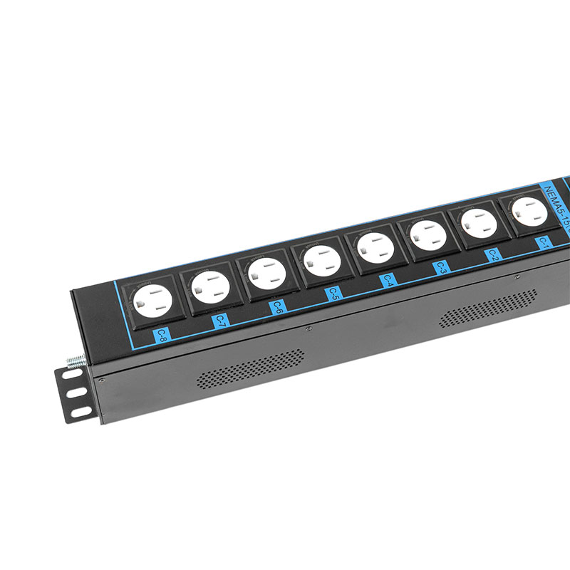 16-Outlet C13 C19 US Vertikal TCP/IP Sensor Breaker eco Smart Rack Pdu