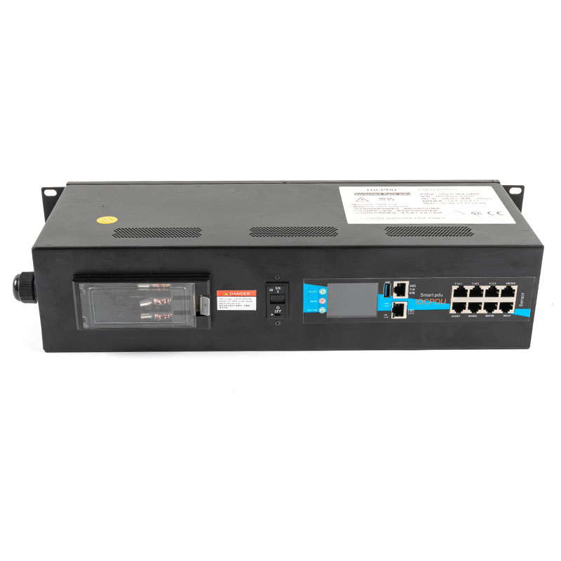 16-Outlet C13 C19 2U Pemutus Sensor TCP/IP Vertikal eco Smart Rack Pdu