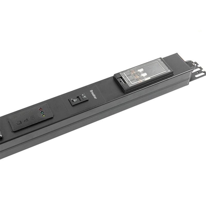 19-Outlet C13 C19 Pemutus Vertikal 3 SPD Rak Beralih Pdu