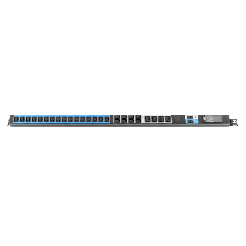 28-Outlet C13 C19 Rak Saklar Pemutus SPD Vertikal Pdu