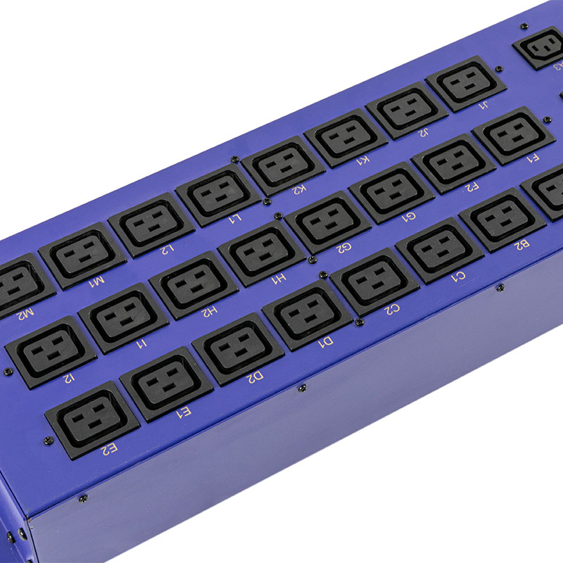 3-fase 27-Outlet C13 C19 Saklar Pemutus Vertikal Pdu