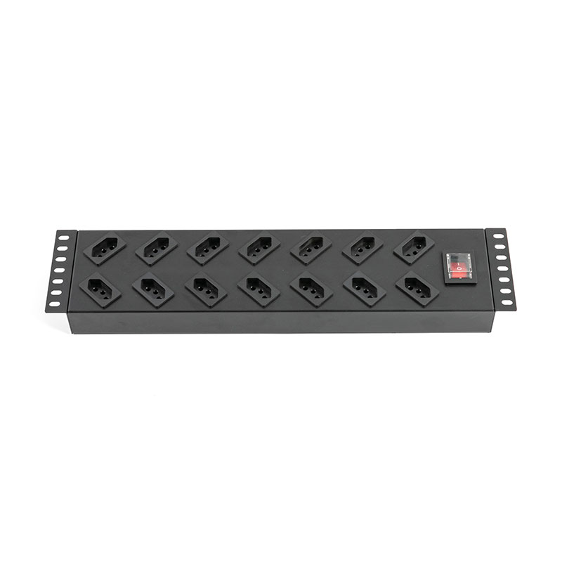 Rak Saklar Vertikal Swiss 14-Outlet Pdu